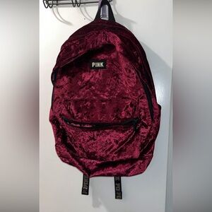 Victoria Secret PINK Velvet Backpack